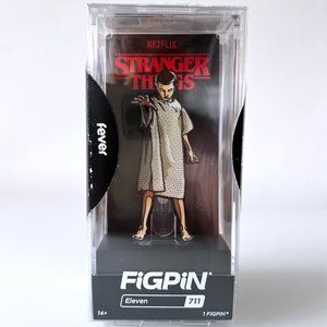Stranger Things Netflix FiGPiN Set of 2 - Eleven (711) + Dustin Henderson (712)